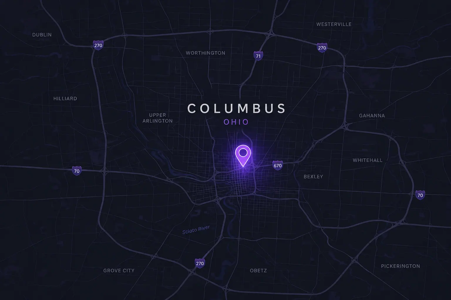 Map showing where Iotatron is based