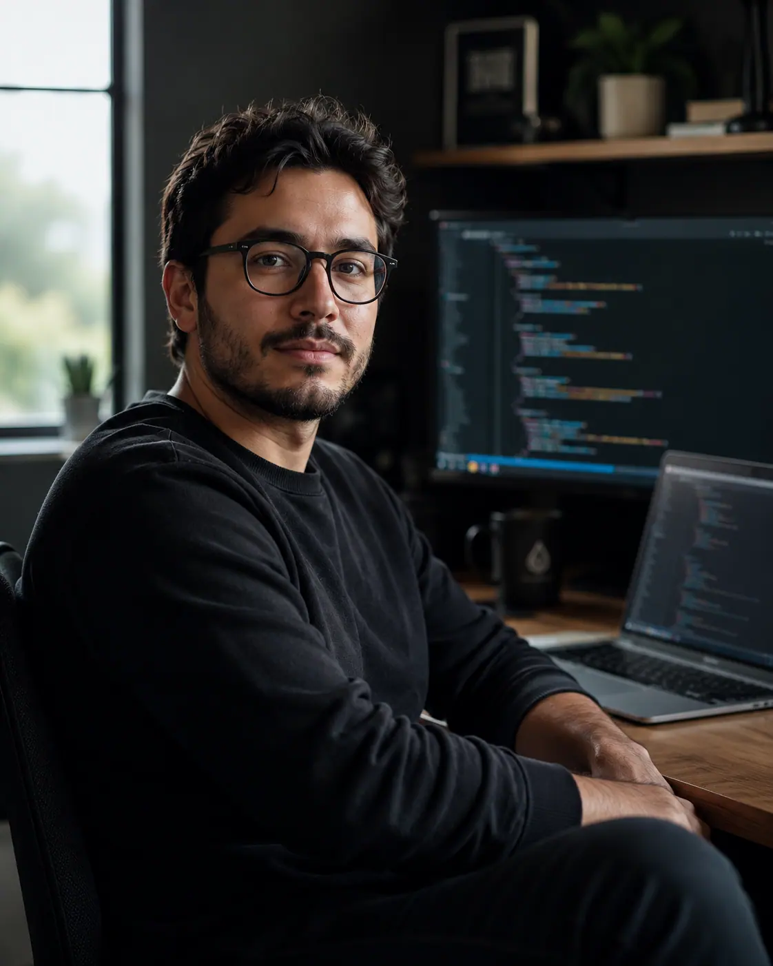 Portrait of the founder of Iotatron